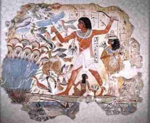 Mısırlılar duvar çizimi