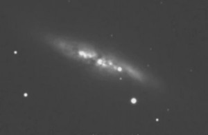 messier 82 8M82 Galaxy, 22 Şubat 2014 çekim tarihi