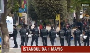 1 Mayıs Taksim görüntüleri