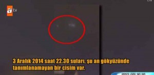 İstanbul'da görüntülenen ufo